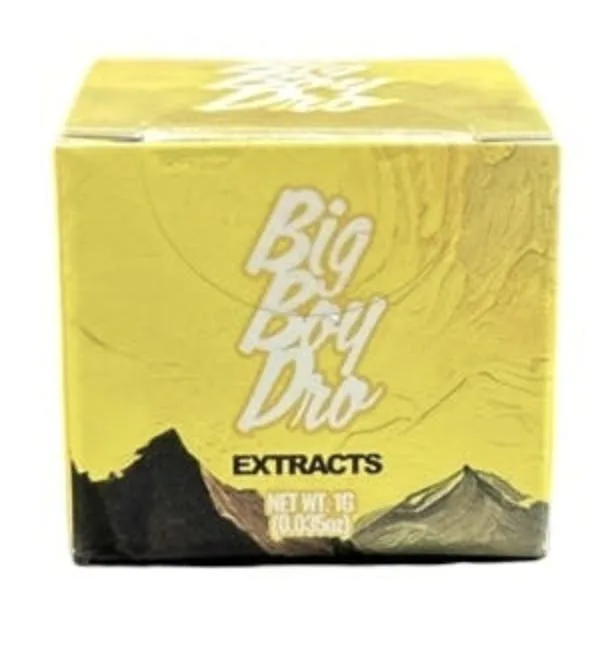 Big Boy Dro 1g Badder - Butter'd Biscotti 77%