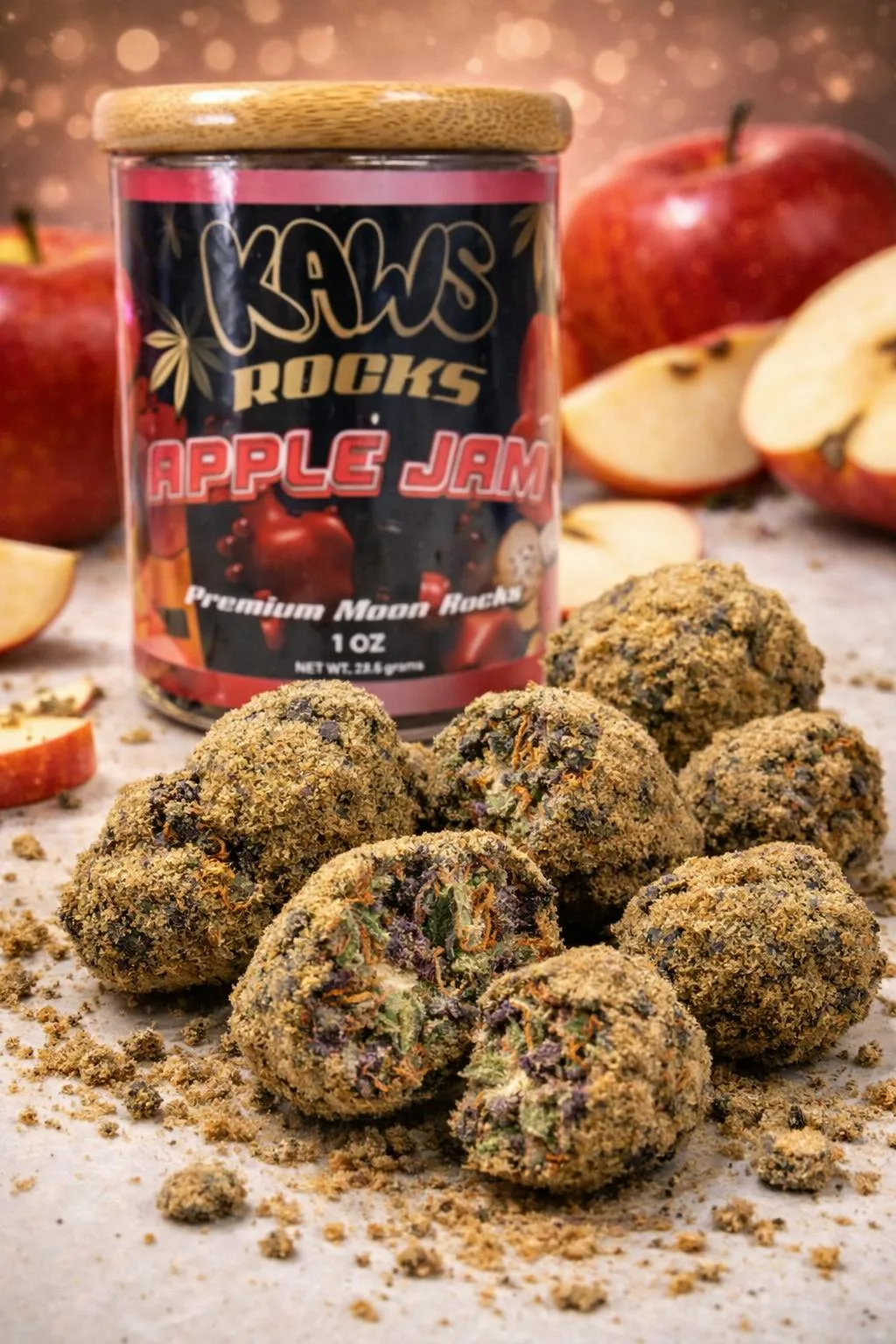 KAWS ROCKS | APPLE JAM (1OZ MOONROCKS)