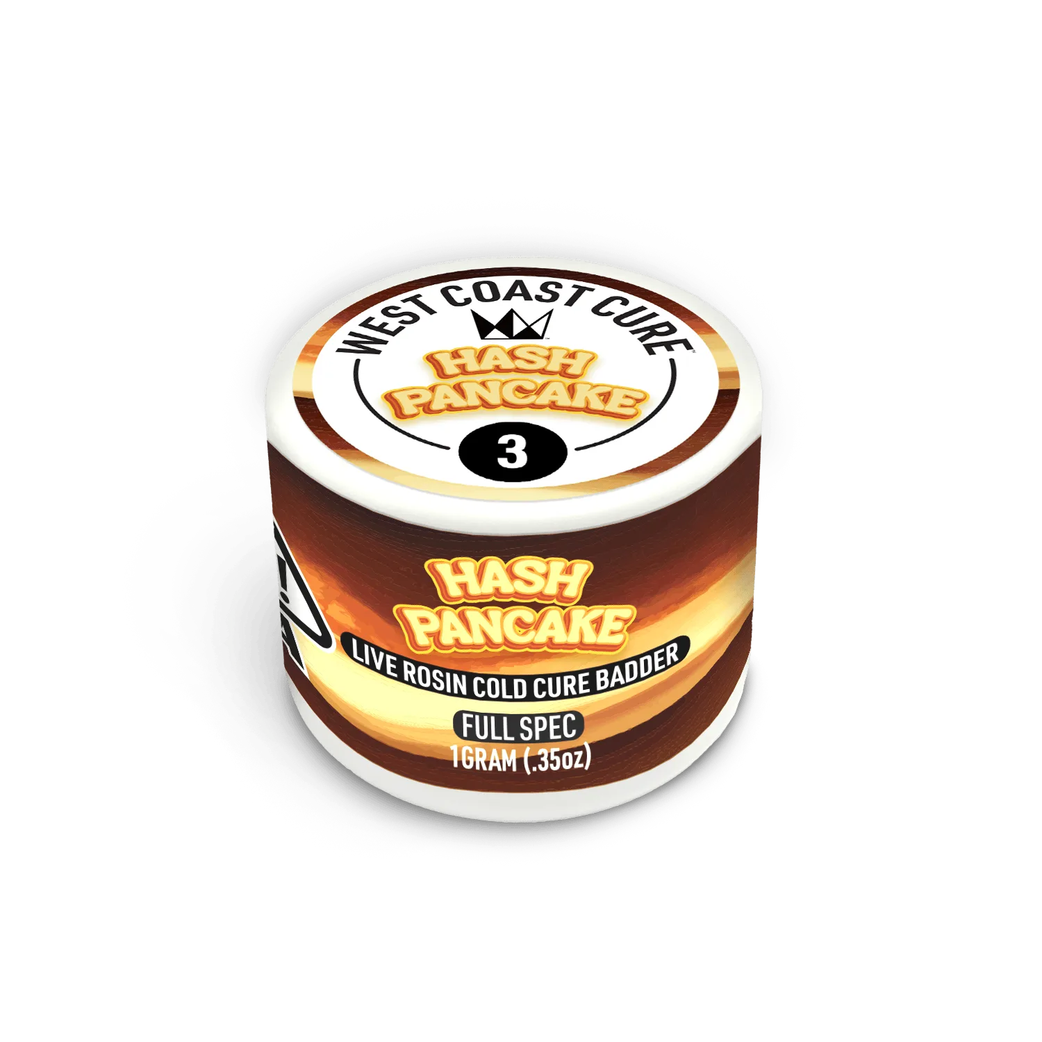 Hash Pancake - 1G Live Rosin Cold Cure Badder - Tier 3