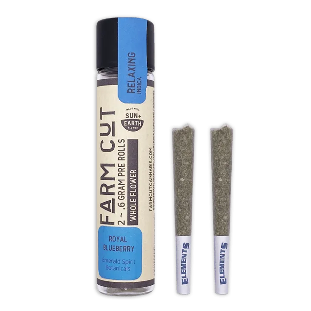 Farm Cut | Emerald Spirit Botanicals | Royal Blueberry | Joint | 2pk