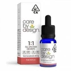 [Care By Design] CBD Tincture - 15mL - 1:1
