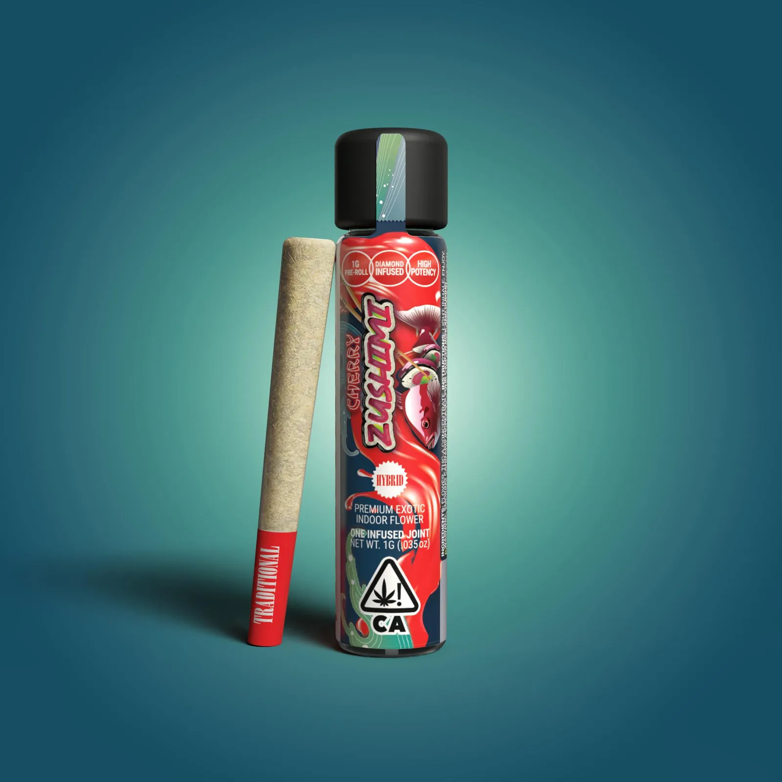 Traditional - Cherry Zushimi 1g Infused Pre-roll