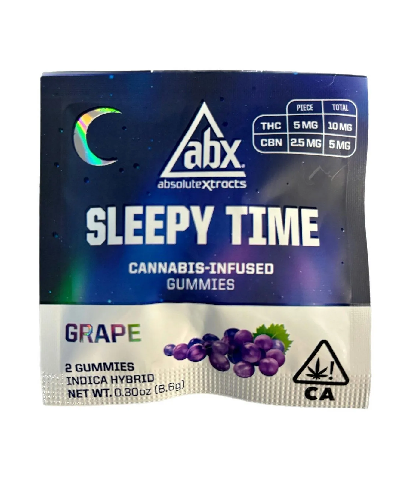 ABX / absoluteXtracts | Grape 2ct Sleepy Time Solventless + CBN Gummies | 10mg