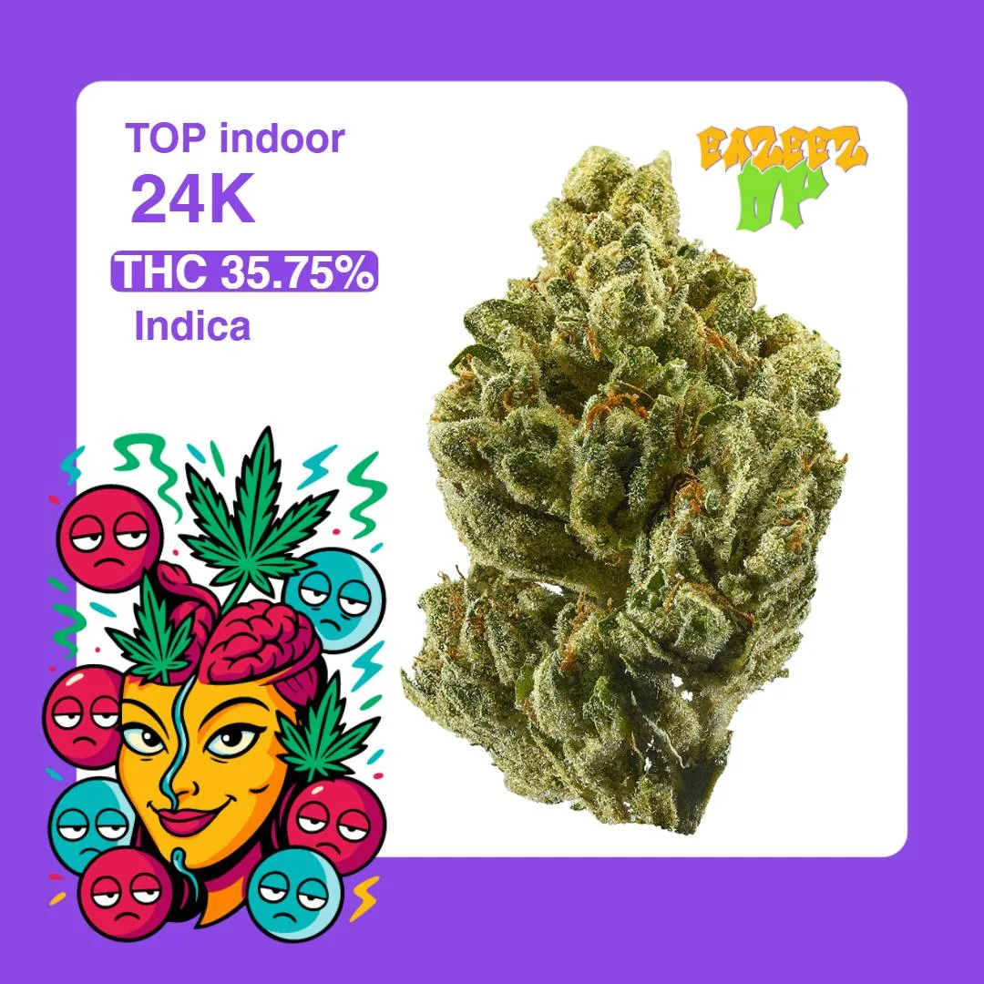 24K - Top Indoor - New Drop- (3.5g-1/8oz) - Indica