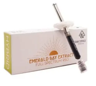 EMERALD BAY EXTRACTS: Apple Fritter 1g 1:1 (CBD:THC) FSO Syringe