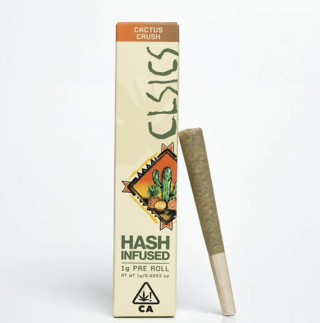 CLSICS Cactus Crush Hash Infused Pre-Rolls 1g