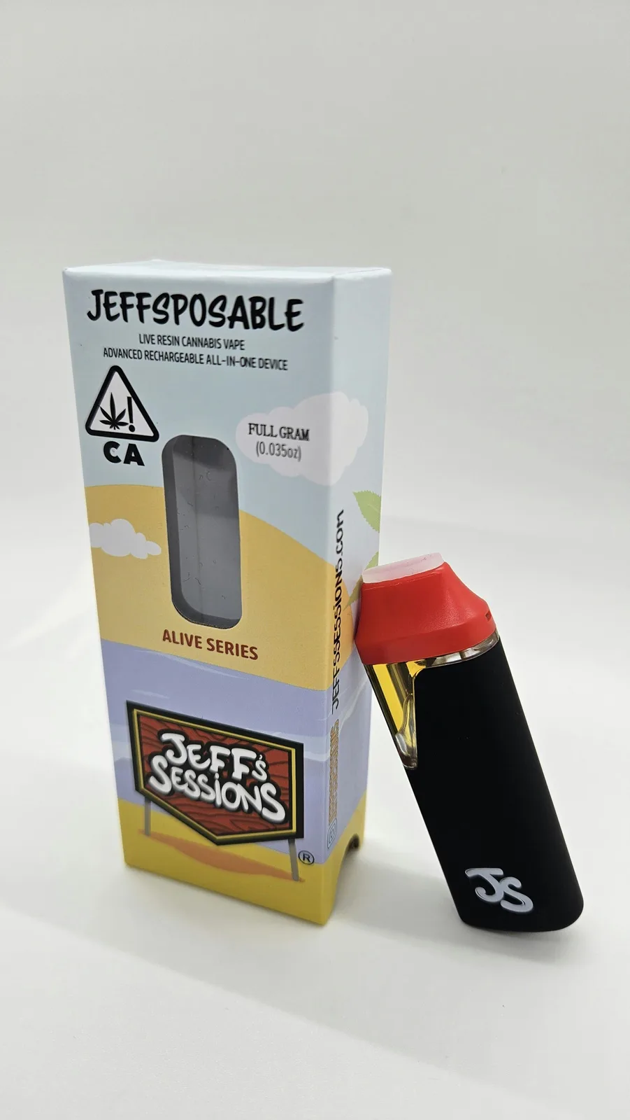 Jeff's Sessions | Pink Pez 1g | All-In-One Live Resin Vape Pen