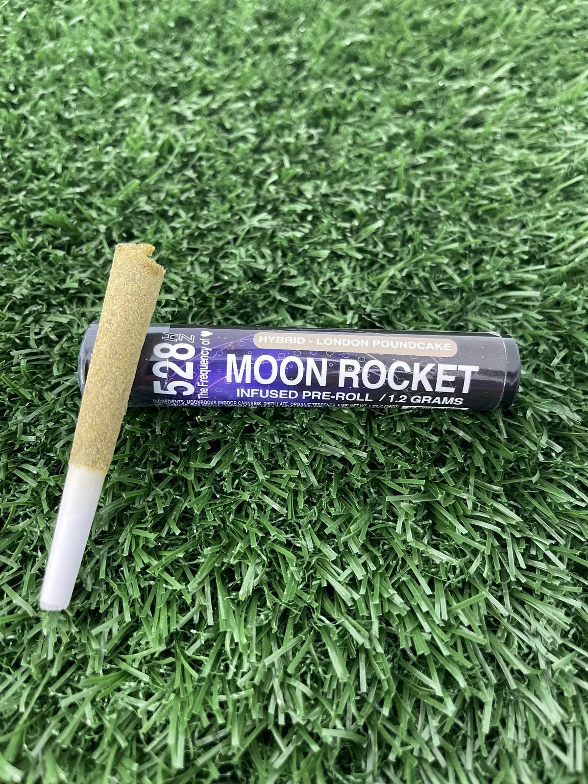 528 | Moon Rocket | London Poundcake - Infused Preroll w/Kief - 1.2g
