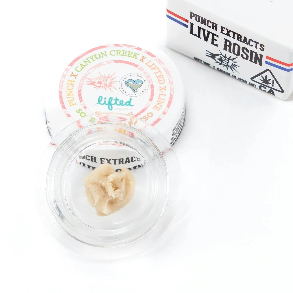 Sour Peach Fatso Tier 4 Live Rosin Cold Cure Badder (1g)