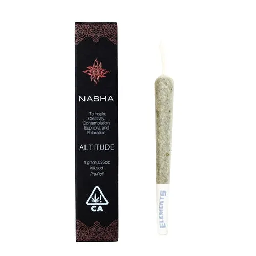 Altitude 1 gram Hash Infused Preroll - Orange Creampop x Banana OG