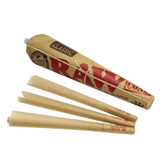 Raw Classic King Size Cones Each