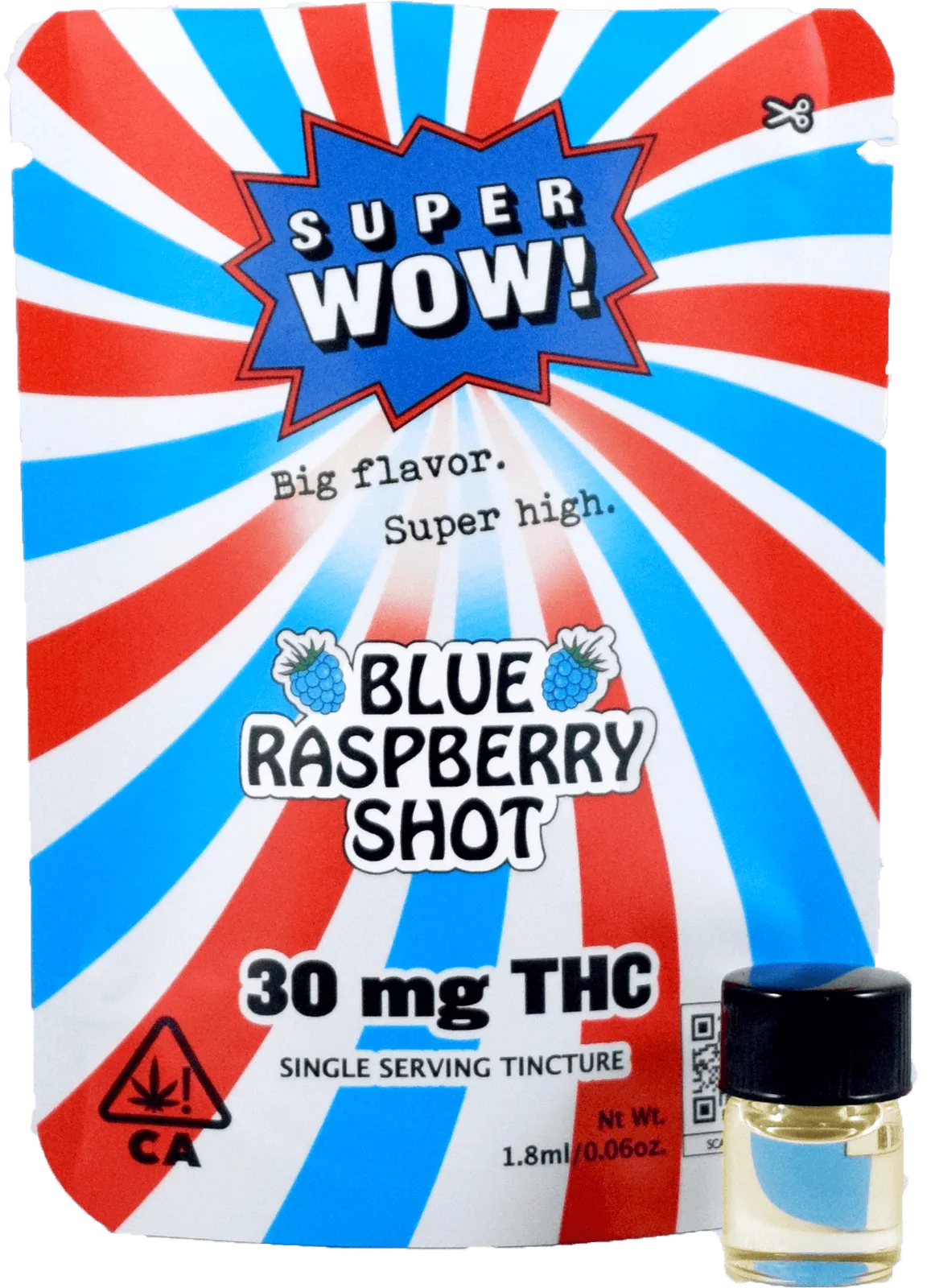 Super Wow | Blue Raspberry Shot