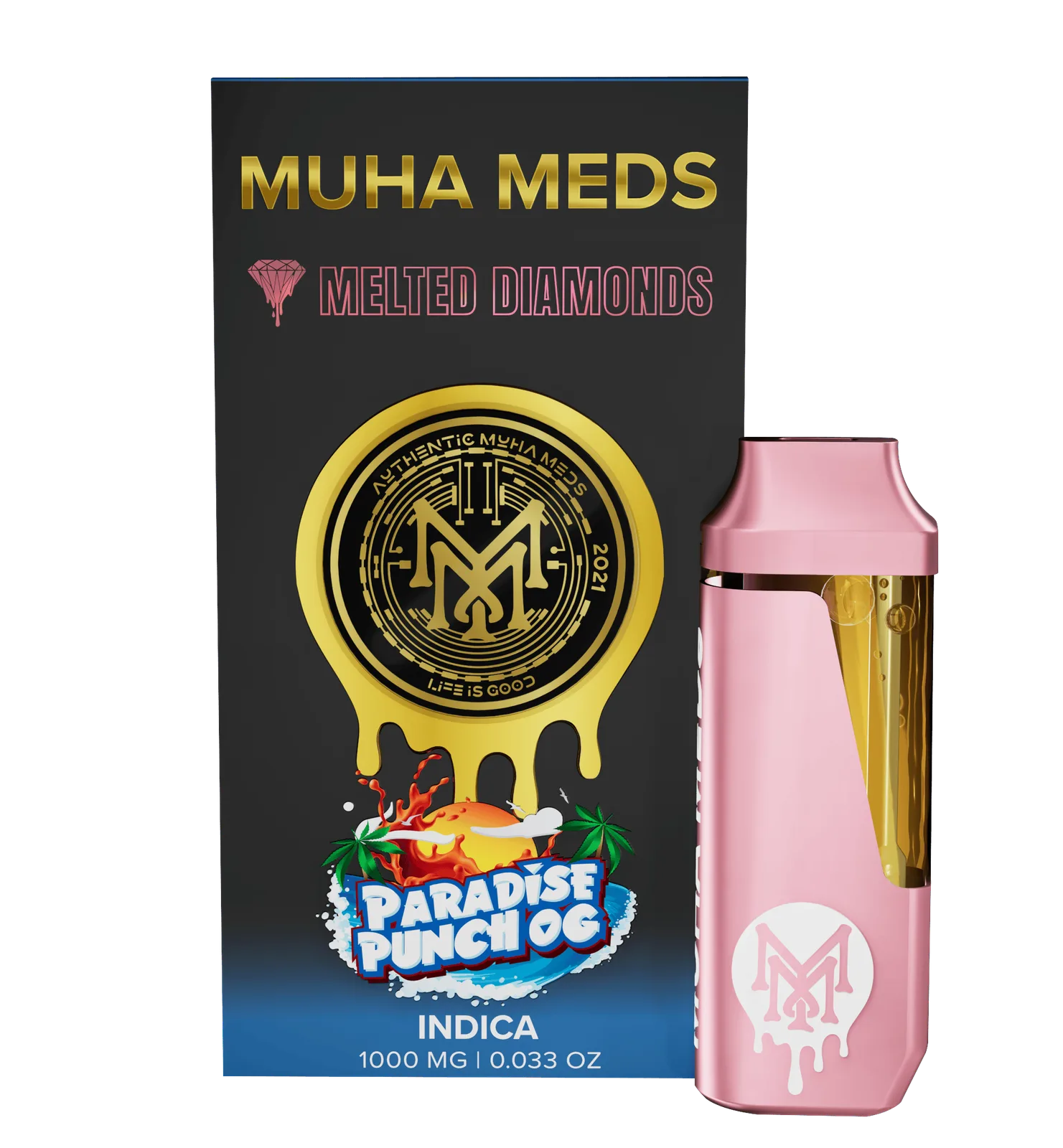 Muha Meds | Paradise Punch | Melted Diamonds Disposable | 1g