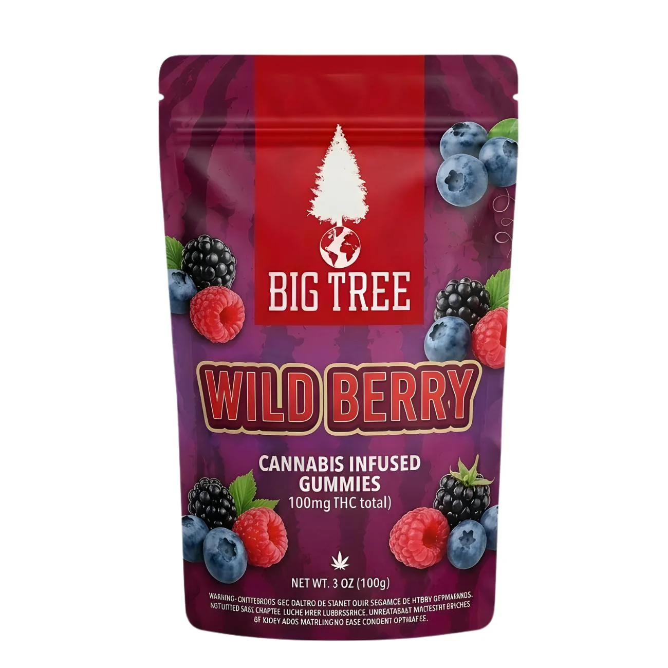 Big Tree | Gummies | 10pc | Wild Berry