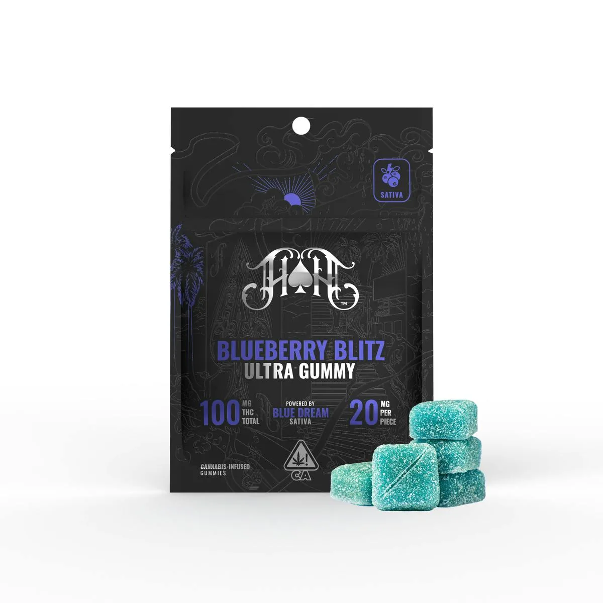 HEAVY HITTERS BLUEBERRY BLITZ GUMMIES
