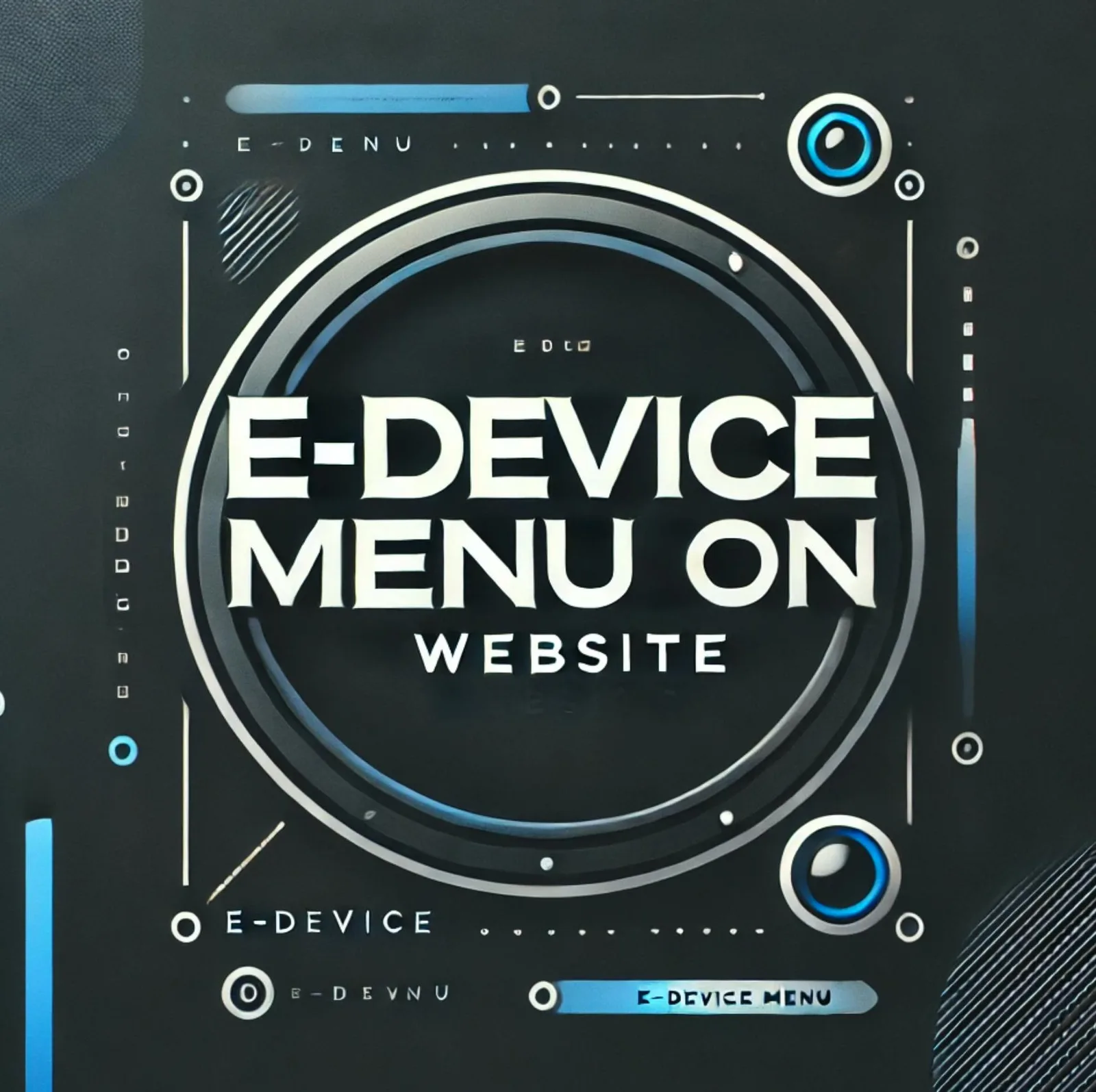 Full E-Device Menu On Mobile Browser / Desktop Website