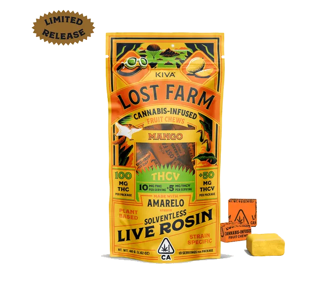 Kiva - Mango Lost Farm Chews (100mg)