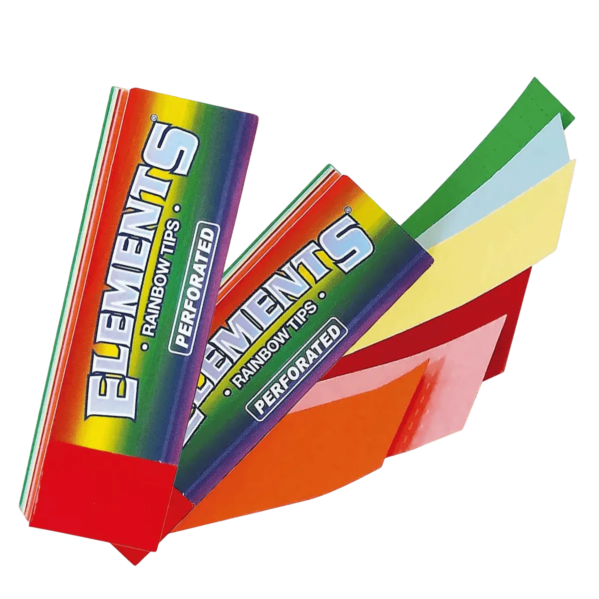 ELEMENTS | RAINBOW PERFORATED TIPS 50CT
