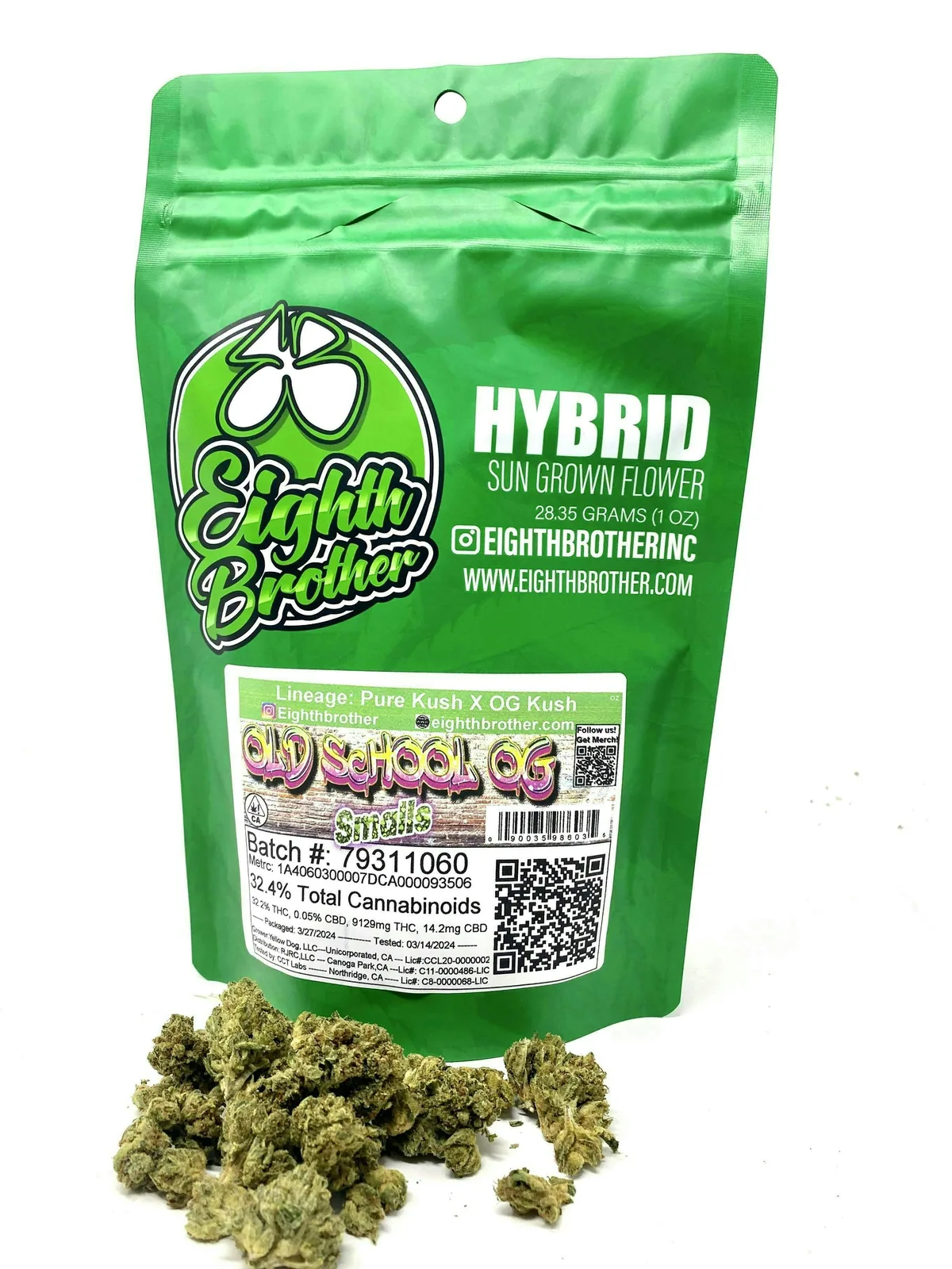 Eighth Brother | Old School OG | Smalls | 28g