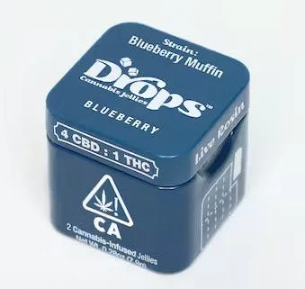 BLUEBERRY 4:1 CBD:THC 2PK DROPS