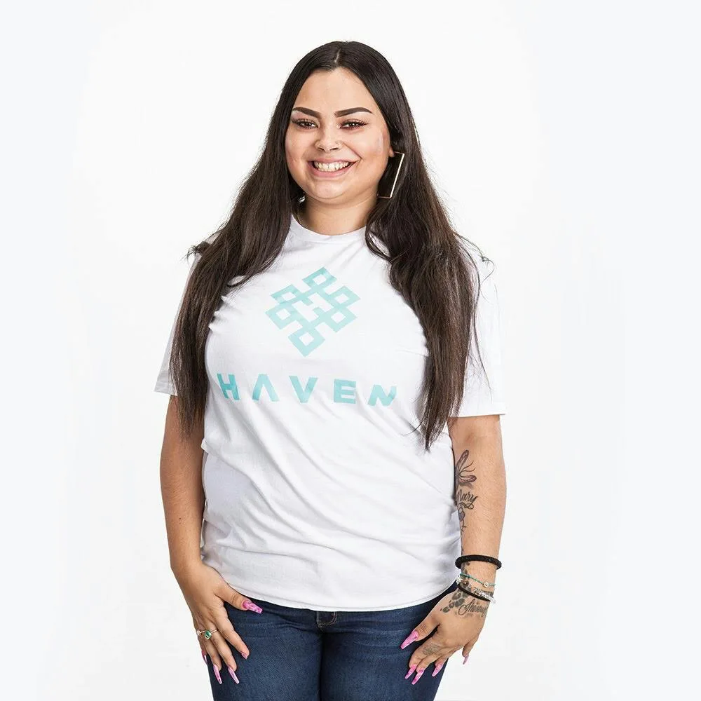 Haven - White Logo Shirt (3XL)