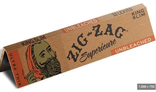 ZIG ZAG - KING SIZE SLIM UNBLEACHED