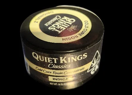 QUIET KINGS - BLACKBERRY KUSH (1G) COLD CURE ROSIN [H]