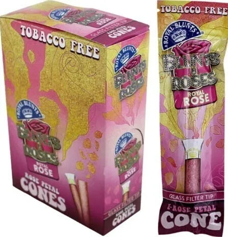 BLUNTS N ROSES | ROYAL ROSE | GLASS TIP | CONE