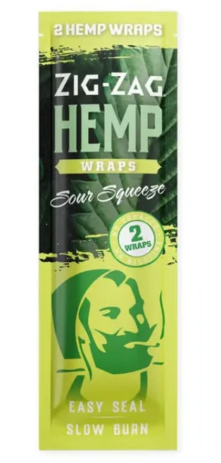 Zig-Zag - Sour Squeeze - Hemp Wraps 2pk