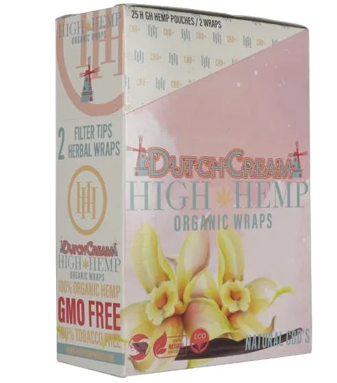 DUTCH CREAM ORGANIC HIGH HEMP WRAP