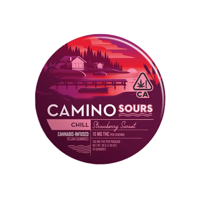 STRAWBERRY SUNSET SOUR GUMMIES 10 PACK