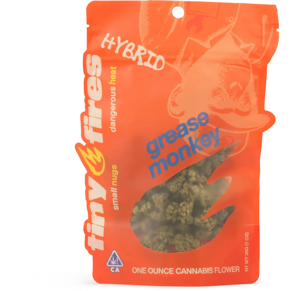 Tiny Fires | Flower | 28g | Smalls | Grease Monkey
