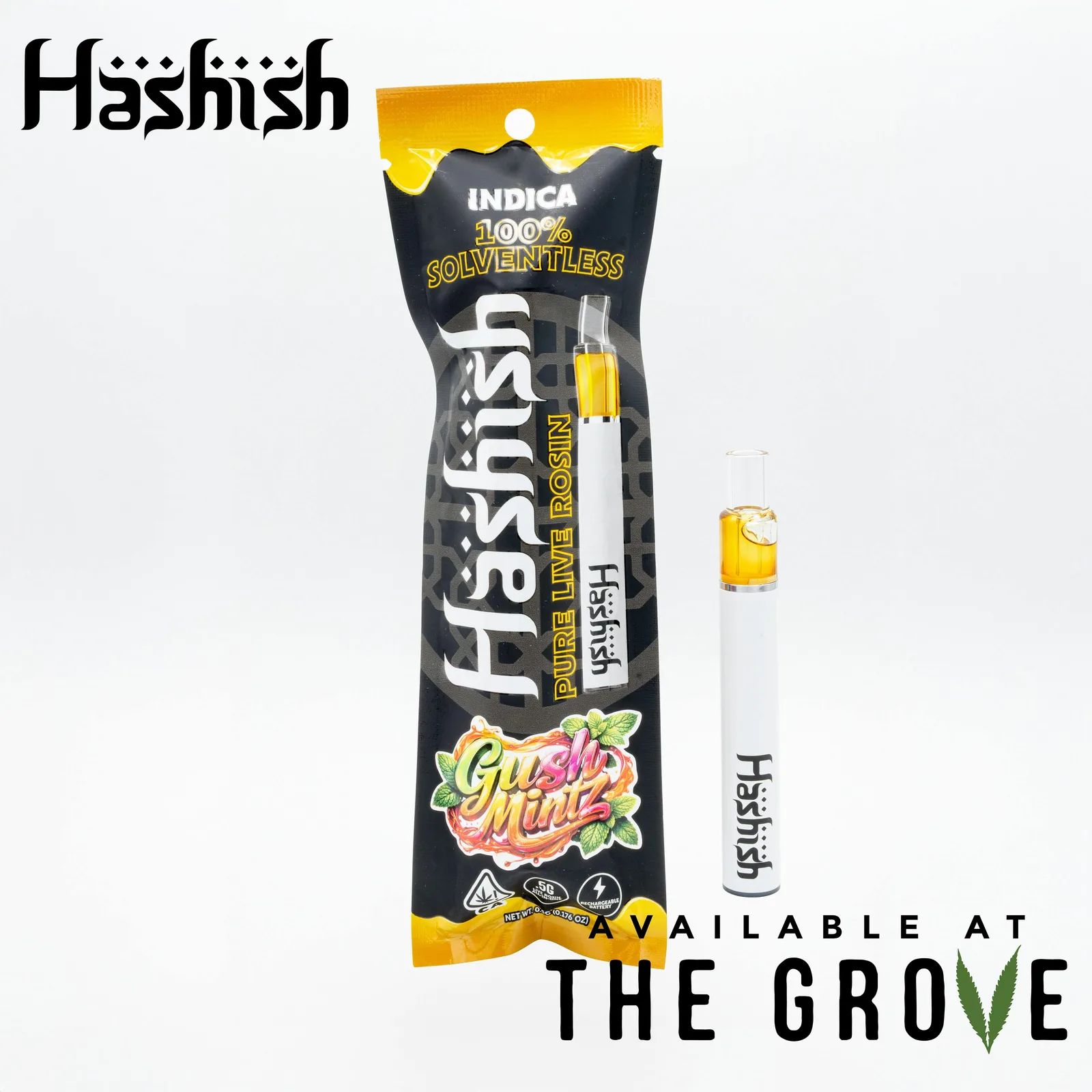 Hashish | Gush Mintz .5g Rosin AIO