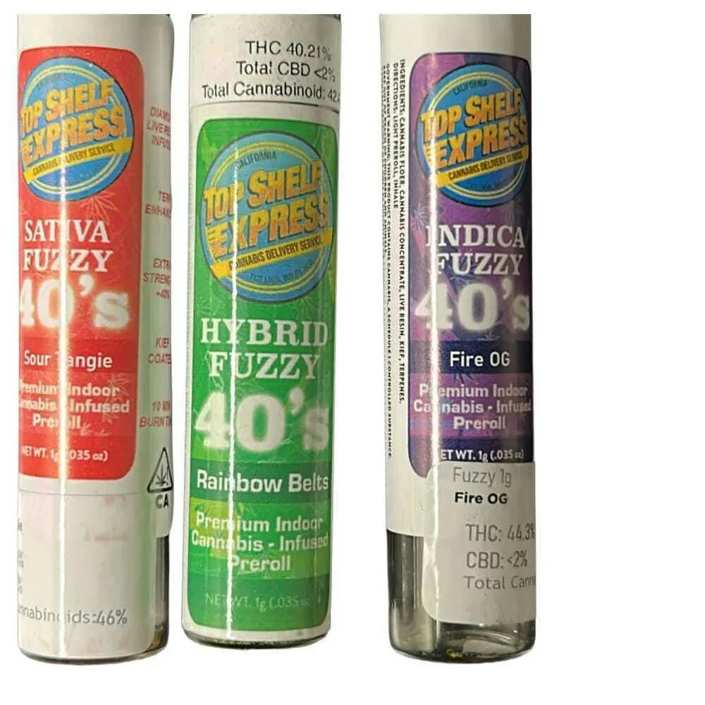 Mango Sherbert Fuzzy 40s Premium Infused Preroll (1g)**SUPER BLOW OUT**