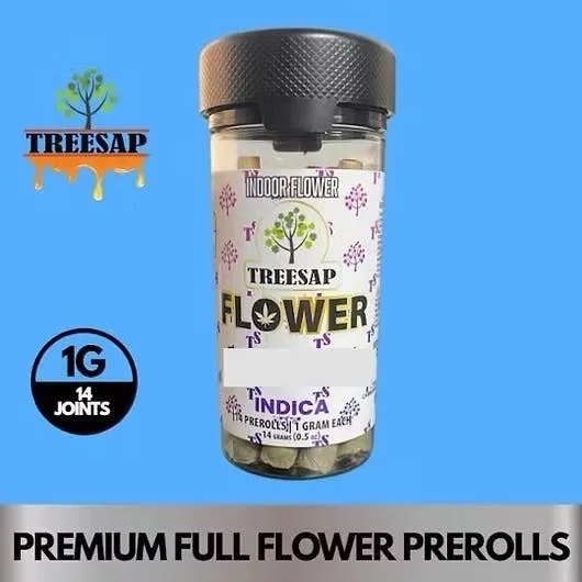 Treesap | Double OG | 1g Indoor Prerolls 14pk | 14g