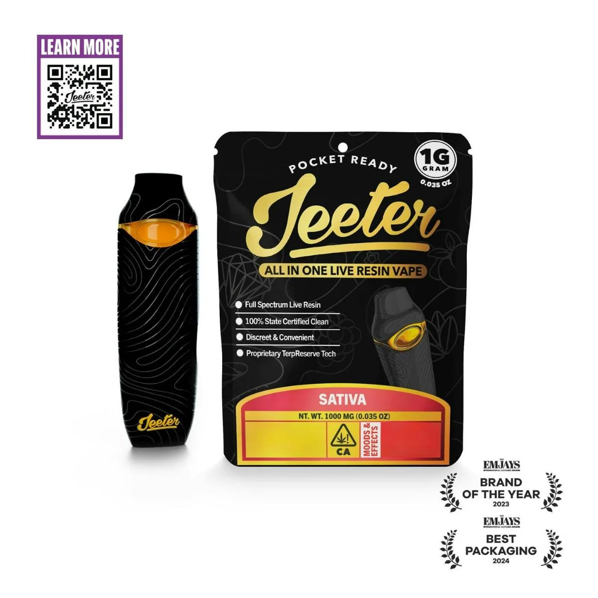Jeeter | Pink Sunset | Live Resin All In One | [1g] | Sativa