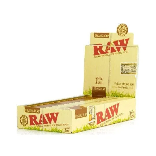 Z Wave RAW Organic 1 1/4 Papers Rolling Papers