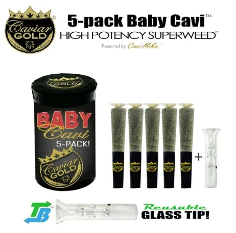 CG58 0.5G 5PK BABY CAVI CONE