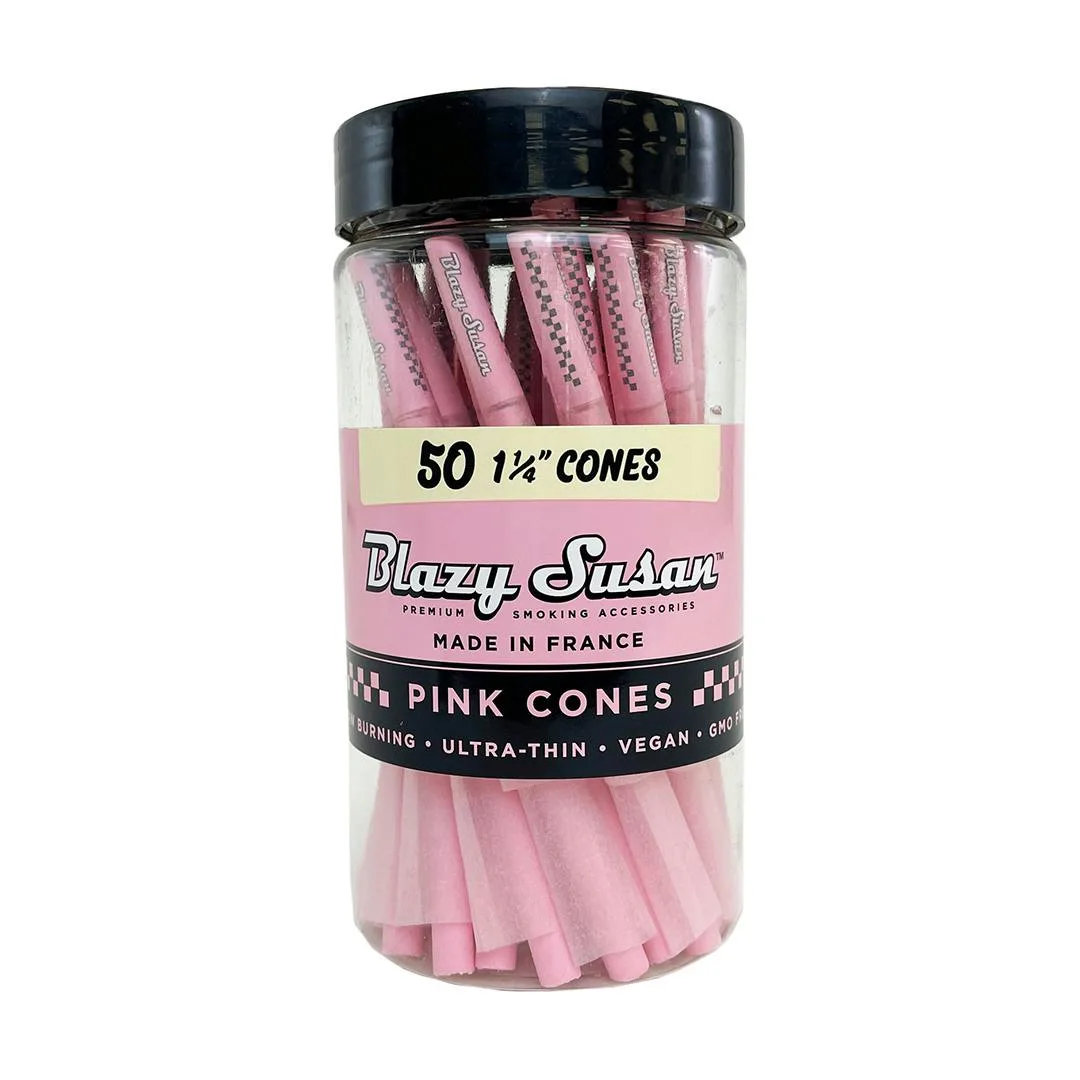 PINK CONES 1 1/4 (50PK) - BLAZY SUSAN