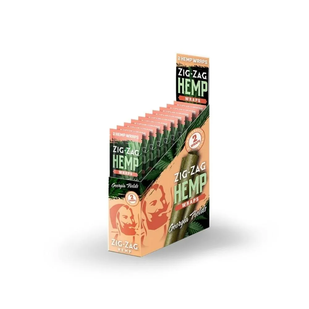 Zig Zag Hemp Wraps Georgia Fields 2ct
