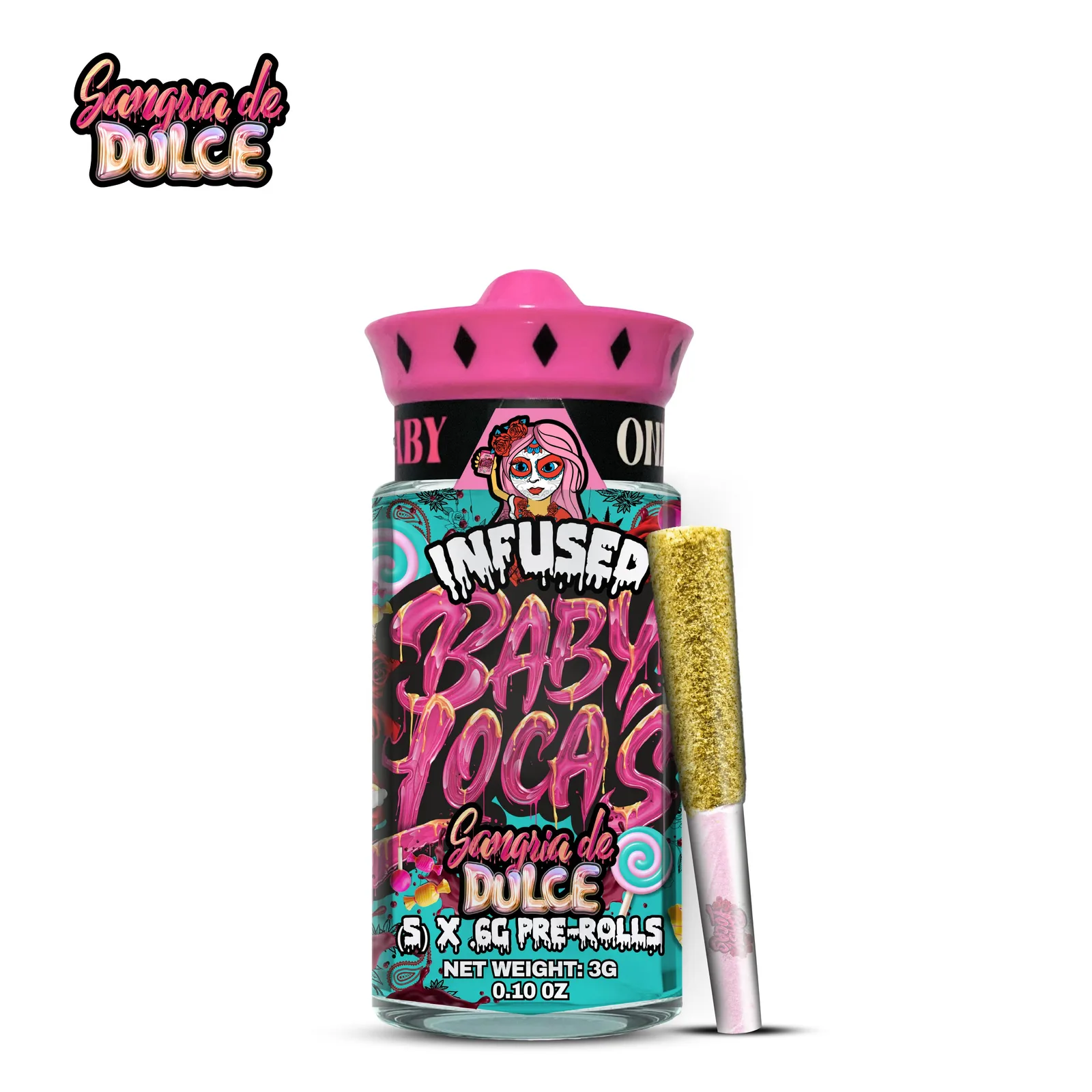 Baby Loca's 5 Pack (.6g) Pre-Rolls - Sangria de Dulce