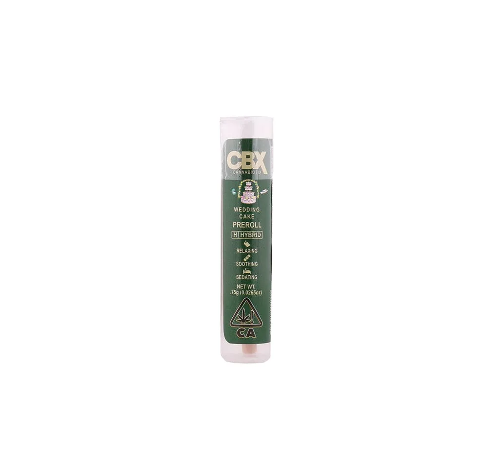 CANNABIOTIX: WEDDING CAKE .75G PREROLL