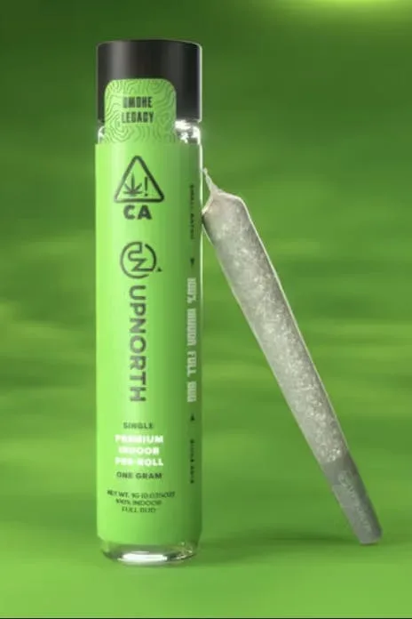 UpNorth Indoor Flower Pre-Roll 1g - Bubba Kush 26%