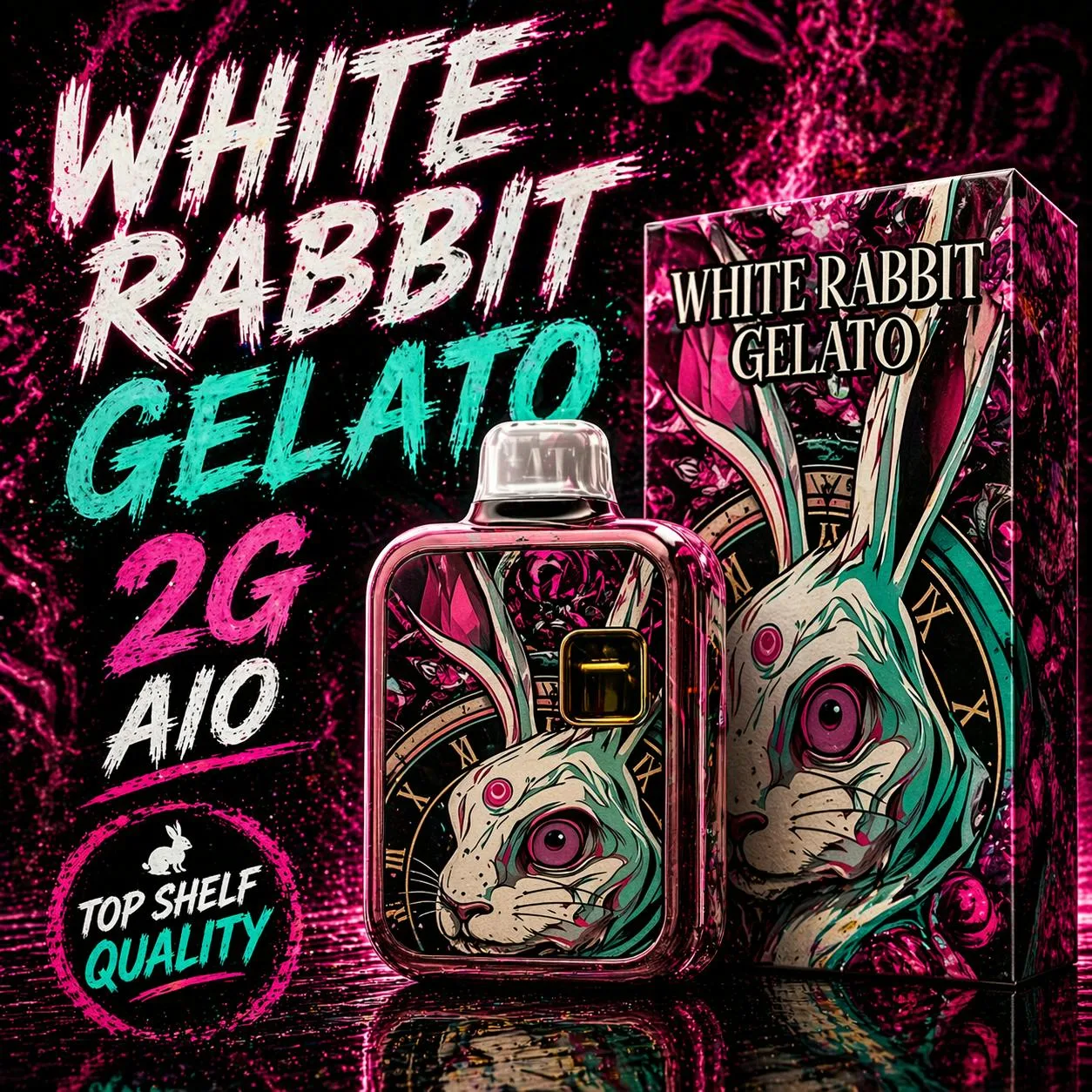Mistyk - White Rabbit Gelato - 2G Live Resin AIO