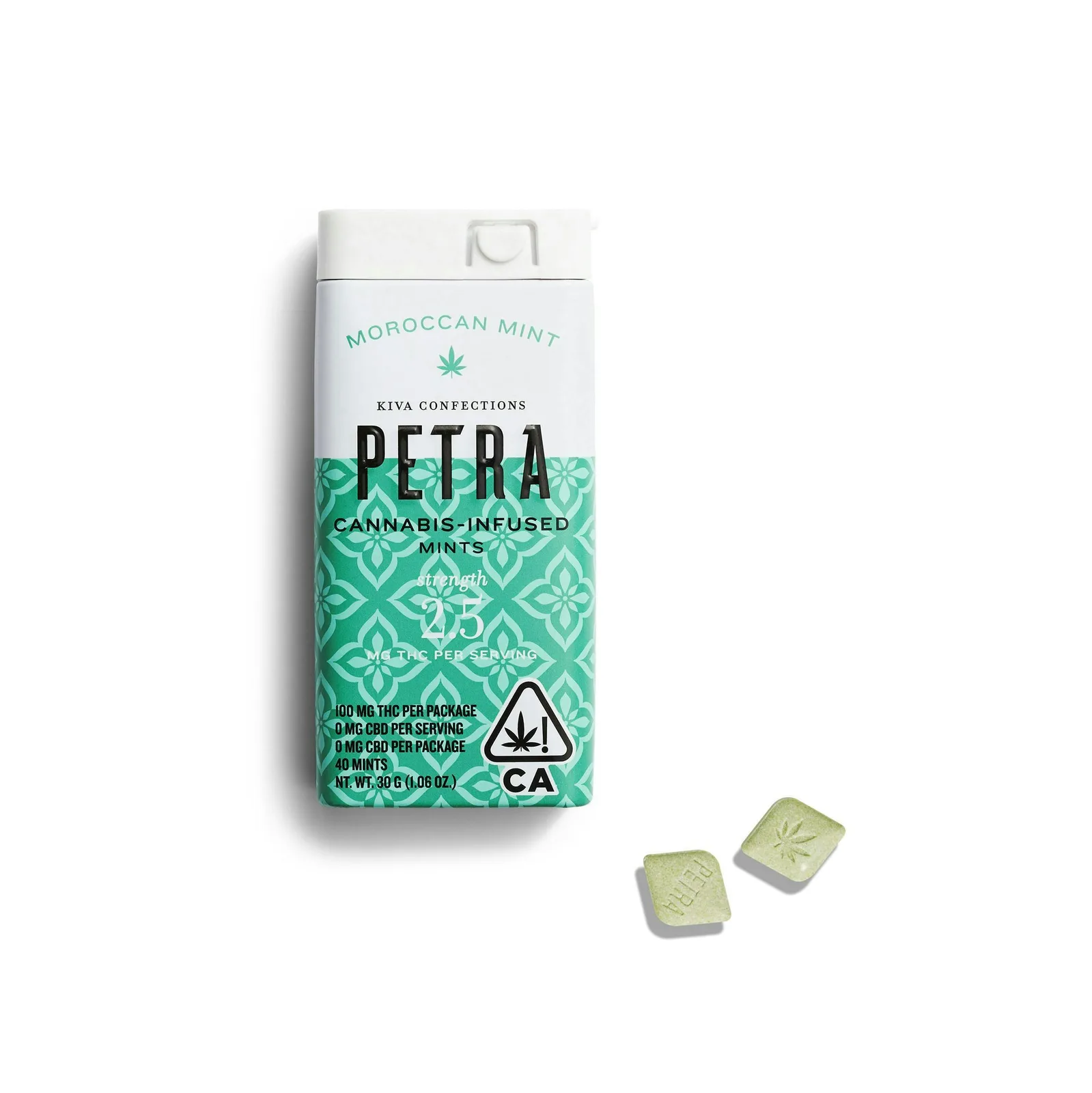 Petra Moroccan Mint Mints - 100mg