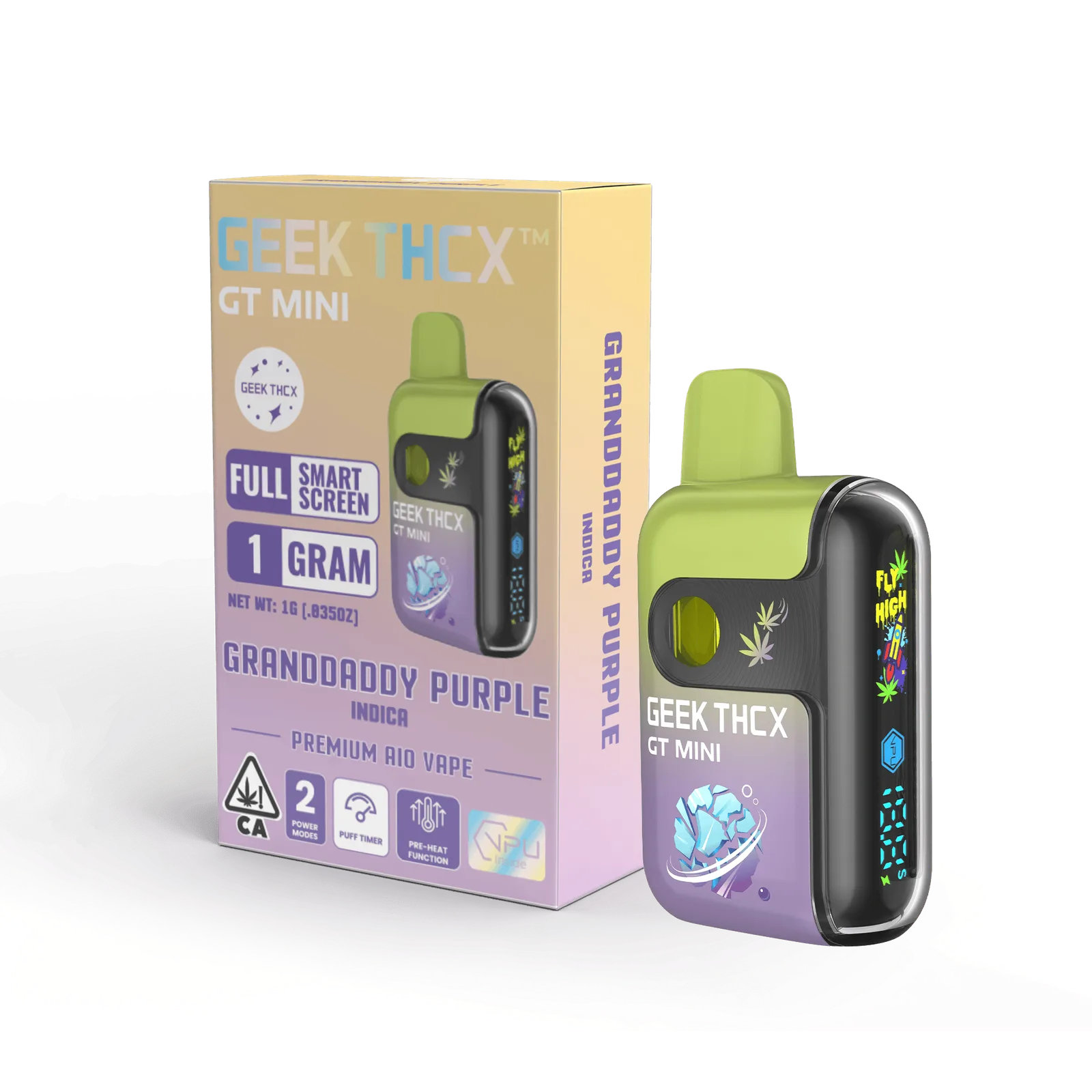 GEEK THCX - 1g AIO - Grand Daddy Purple
