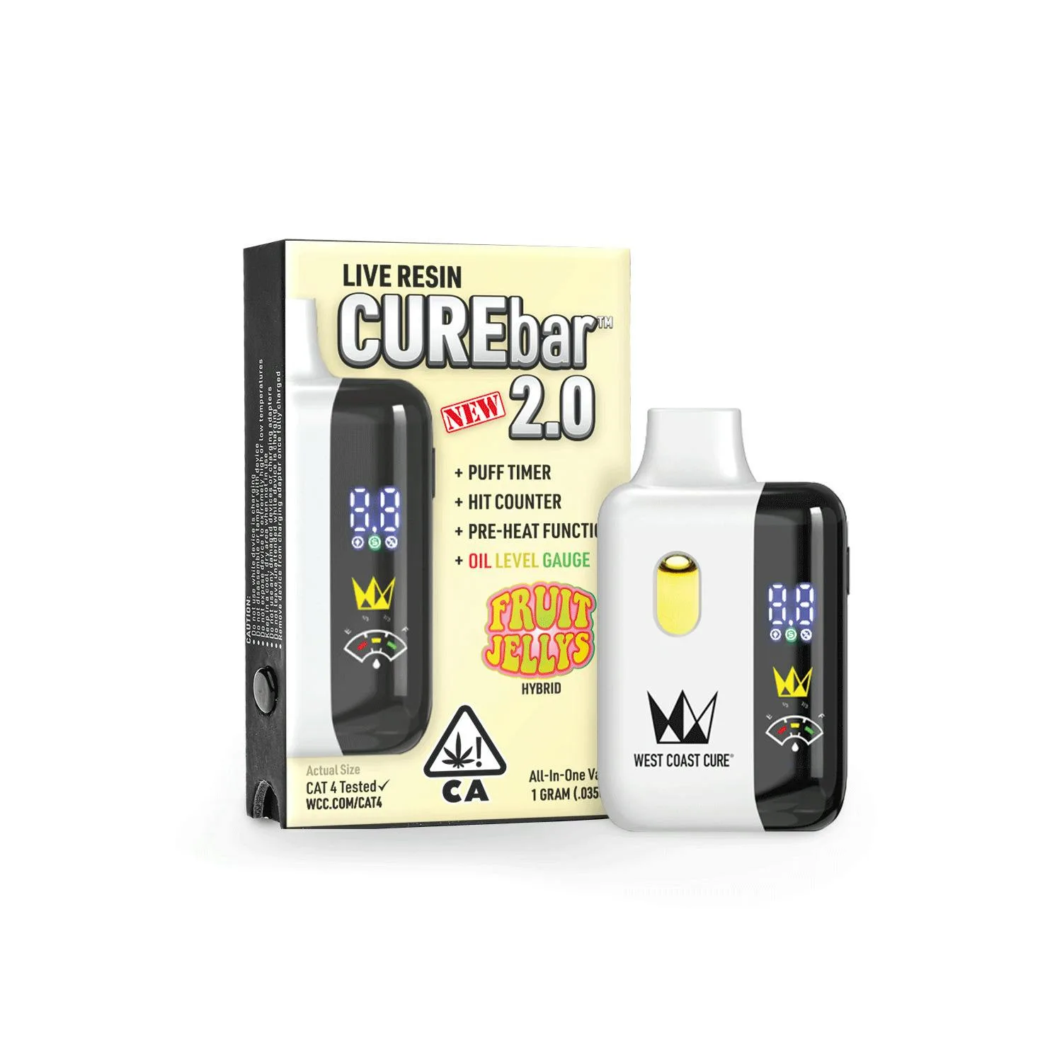 Fruit Jellys [H] - 1g Live Resin CUREbar 2.0 Ready To Use