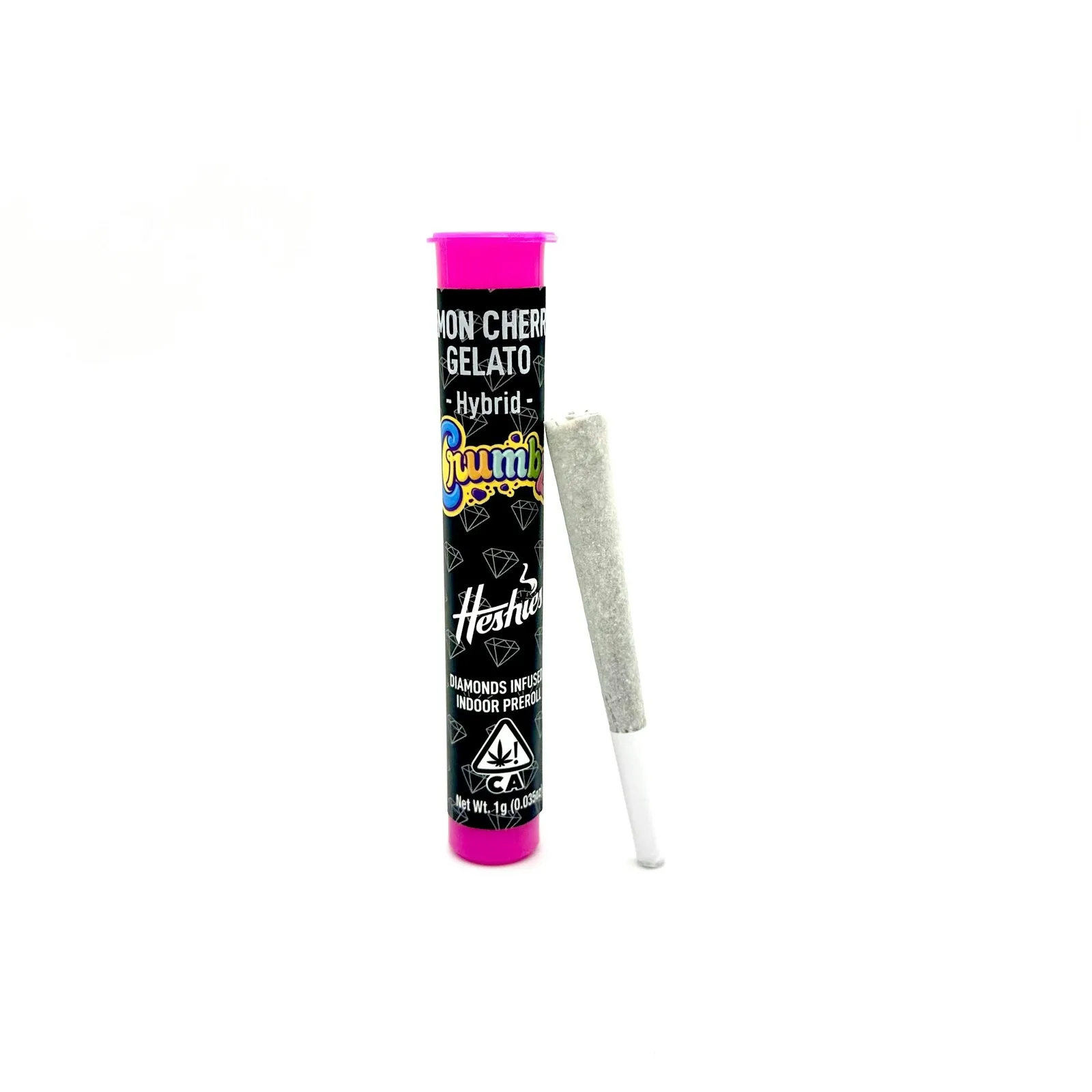 Diamond Encrusted - Infused Preroll (1g) - Lemon Cherry Gelato
