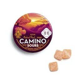 Kiva Camino Sour Gummies Orchard Peach