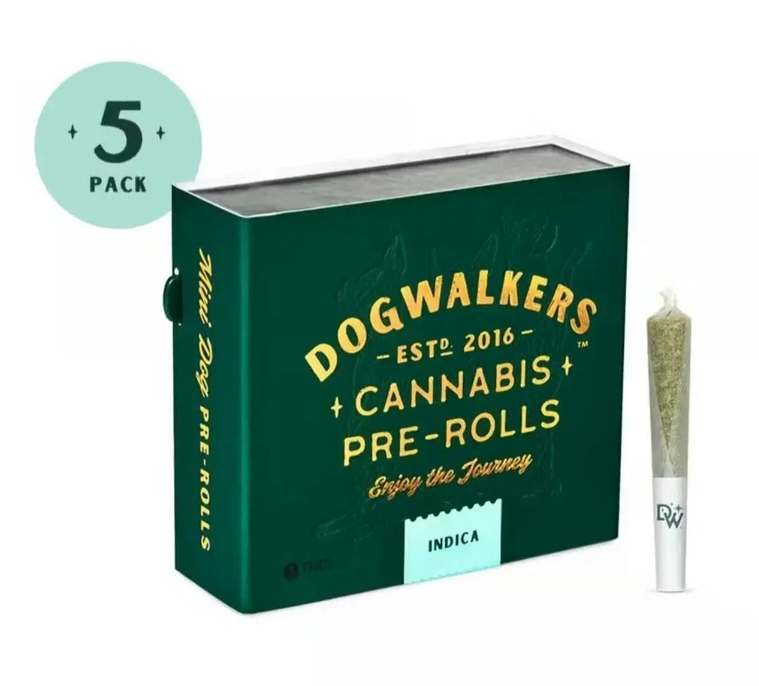 Dog Walkers Fruitcake "Sit" Prerolls .35g 5pk
